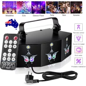 U`King Patterns Laser Projector Light Stage Lights LED RGB Disco Party KTV Lamp - Picture 1 of 25