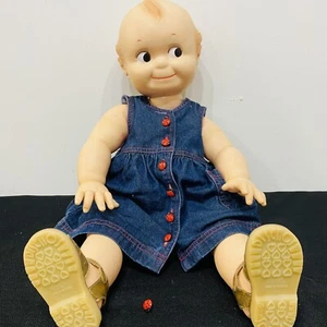 Vintage Kewpie Cameo Large Doll Approx 25" Movable Head and Limbs Hard Plastic - Picture 1 of 12