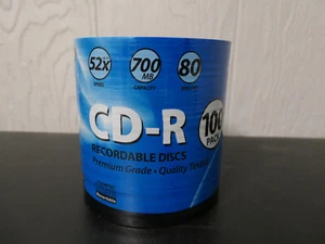 Windata DVD-R DVD Recordable 52x Disks 100 Pack 80mins - Afbeelding 1 van 3