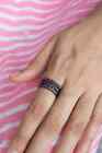 Pave Diamond &rhodolite Garnet Ring,925 Sterling Silver,handmade Ring,gift