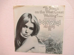 Donovan: Atlantis / To Susan On The West Coast Waiting / 45 Rpm 1969 / W/PS - Picture 1 of 4