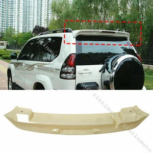For Toyota Land Cruiser Prado FJ120 2003-09 Car Unpainted Rear Spoiler Wing Trim - Picture 1 of 6