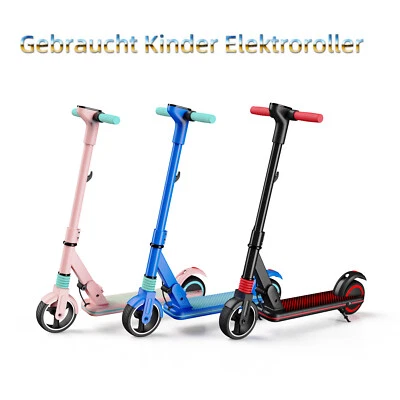 Elektroscooter Kinder Alter 6-12 Klappbar Gebraucht S3 Elektro Kinderroller LED - Bild 1 von 4