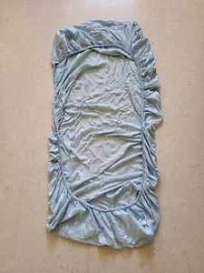Kinder Spannbettlaken ☆ 70 x 140 cm ☆ Blau ☆ 100% Baumwolle - Bild 1 von 3