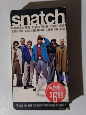 Snatch VHS VCR Video Tape Used Vinnie Jones Jason Statham - Image 1 of 4