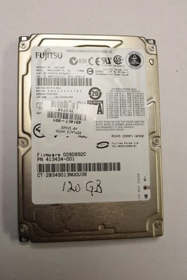 Fujitsu MHV2120BH CA06672-B25600C1 SATA 2.5" Hard Drive 120gb - TESTED AND WIPED - Image 1 of 2
