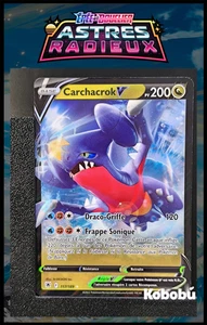 Pokemon Karte Carchacrok V 117/189 EB10 Strahlende Sterne Degen Und Schild - Bild 1 von 3
