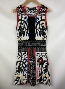 Vestido sin mangas estampado Desigual By Lacroix para dama talla M estilo... - Imagen 1 de 20