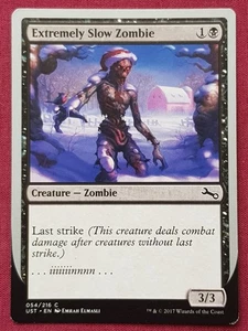 Magic The Gathering UNSTABLE EXTREMELY SLOW ZOMBIE C black card MTG - Picture 1 of 2