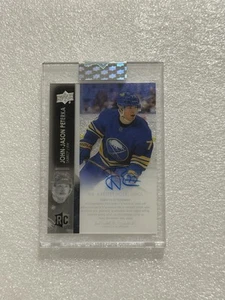 21-22 UD CLEAR CUT Hockey Rookie Auto CC-PA John-Jason Peterka - Picture 1 of 2