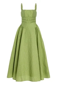 Rachel Gilbert Sophia Strap Dress Green Greenery Size 12/Size 3 - Picture 1 of 4
