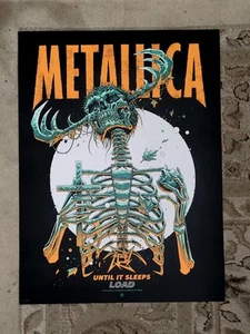 Metallica Poster UNTIL IT SLEEPS OFFICIAL Siebdruck Nummer #/900 Luke Preece - Bild 1 von 10