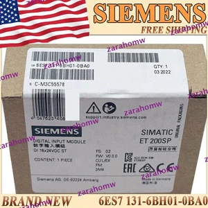 Módulo de entrada digital Siemens Simatic ET 200SP 6ES7 131-6BH01-0BA0 sellado de fábrica - Imagen 1 de 11