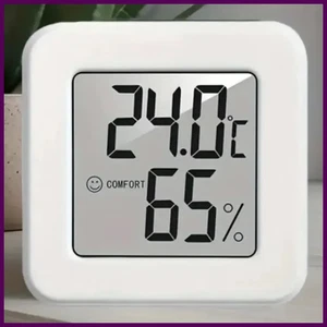 Mini Misuratore di Temperatura e Umidità da Interno, Misuratore di Temperatura Camera da Letto, Portatile - Foto 1 di 26