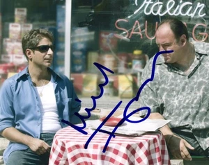 Michael Imperioli Signed Autograph 8x10 Photo - The Sopranos w/ James Gandolfini - Picture 1 of 4
