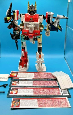 Transformers G1 Superion Near Complete Vintage Aerialbots Silverbolt Hasbro - Image 1 of 4