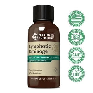 Nature's Sunshine Lymphatic Drainage Supplement, Relieve Bloating, immunity - Picture 1 of 12