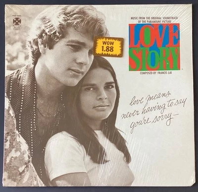 LOVE STORY~MacGraw/O'Neal/Francis Lai *SEALED* Orig 1970 JAZZ Soundtrack LP NEW - Image 1 of 4