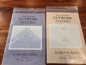 NIP Lot Of 2 Easy Machine Cutwork Patterns By Martha Pullen Sewing Patterns - Picture 1 of 4
