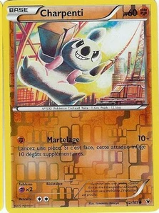 Carte Pokemon CHARPENTI Noble Victoires Noir & Blanc PV 60 62/101 HOLO VF - Imagen 1 de 1