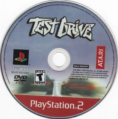 Test Drive (Sony PlayStation 2, 2002) **DISC ONLY** - Image 1 of 2