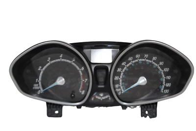 Speedometer Instrument Cluster 2014 2015 Ford Fiesta Panel Gauges 128,318 Miles - Image 1 of 3