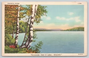 Postal Pelican Lake Wisconsin - Imagen 1 de 2