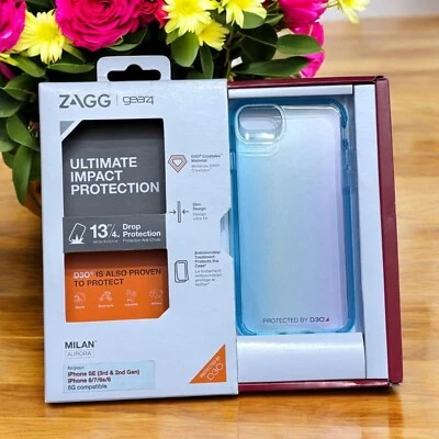 OFFICIAL GENUINE ZAGG GEAR4 iPhone SE 2022/SE 2020/8/7/6S Case Shockproof Cover - Image 1 of 4