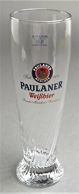 Paulaner München Weißbier Weizenglas 0,3l Glas Gläser(533)