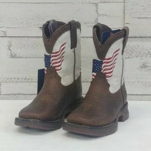 Children And Youth Durango Flag Boots Style-DBT0234C/Y - Picture 1 of 8