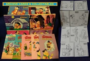 1993 Cardz The Flintstones trading card Set (110) Color card Set & 2 Wrappers - Bild 1 von 5