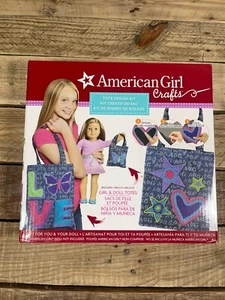 Kit de diseño de bolso artesanal American Girl niña + muñeca sin coser parche accesorio a juego - Imagen 1 de 6