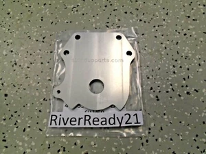 Placa de giro acortada para motos acuáticas Kawasaki 440 550 js sx dirección rápida js440 1 1/2" plateada - Imagen 1 de 2