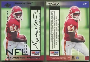 2000 Collector's Edge T3 Rookie Ink Silver #SM Sylvester Morris (135/1000) AUTO - Picture 1 of 1