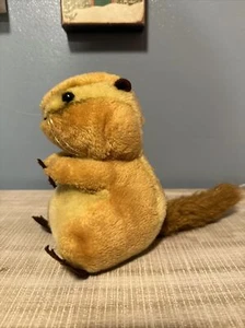 8 Zoll Dakin Vintage Stofftier Spielzeug Plüsch Eichel Streifenhörnchen - Bild 1 von 11