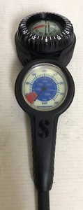 Scubapro 2-Gauge Scuba Diving Console w/dual Imperial+Metric SPG & FS-2 Compass - Picture 1 of 11