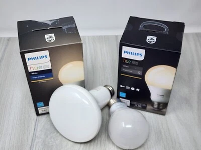 Philips Hue White and Color Ambiance BR30 Flood  & 3 White A19 LED Smart Bulb - Image 1 of 4