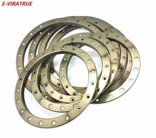 E-VIRATRUE Aluminum Exterior Lock Rings For Losi 5T 5IVE-T 2.0 1/5 Red (4pcs