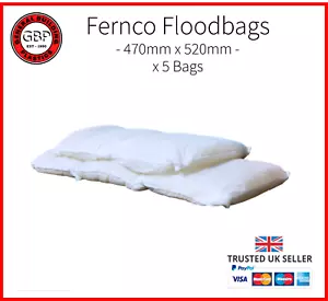 Fernco Floodbags x5 / Alternative to SandBags / Flood Defence / Flood Protection - Picture 1 of 3