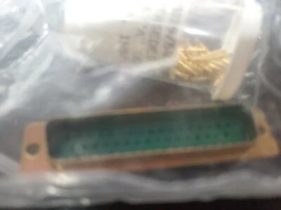Mil-Spec Cinch 9116 M24308/4-5F 50P D-Sub Connector w/ M39029/64-368 male pins - Image 1 of 4