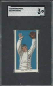 Tarjeta de béisbol 1909 T206 Otto Knabe Philadelphia Phillies SGC 3 dulce caboral - Imagen 1 de 2