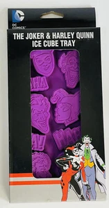 DC Comics The Joker and Harley Quinn Ice Cube Tray Mold HAHA Halloween - Picture 1 of 6