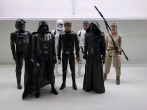 Star Wars 12 Inch Action Figuren Lot 7 Figuren Hasbro 2000er *LESEN* - Bild 1 von 16