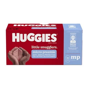 Huggies Little Snugglers Diaper, Micro Preemie (PK/30) - Picture 1 of 5