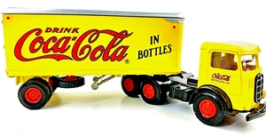COCA-COLA SEMI TRUCK and TRAILER , DIECAST METAL Mack Trademarks      CJ   JJ - Picture 1 of 6