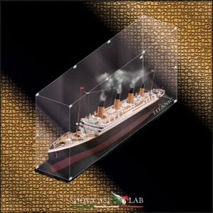 TECA IN PLEXIGLASS ACRILICO-SHOWCASE-TECA PER RMS TITANIC-HACHETTE®- NAVE-MODEL - Imagen 1 de 6