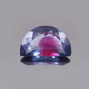 AAA 4,50 quilates zafiro natural de Ceilán bicolor 14x8 mm piedra preciosa suelta corte elegante - Imagen 1 de 6
