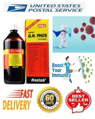 Haslab Homeopathic G H Phos Tonic with Vitamin B Nerve Tonic 450ml - Image 1 of 2
