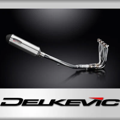 Kawasaki ZX-14R 2012-2023 Complete Exhaust 4-1 13.5" X-Oval Stainless Muffler - Image 1 of 4