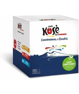 300 CIALDE CAFFÈ KOSÈ by KIMBO MISCELA CREMOSO ESE44 da 7g SPEDIZIONE GRATUITA